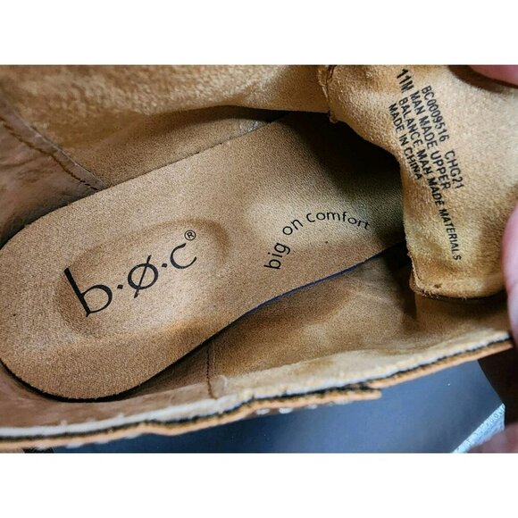 BOC Boots Womens 11 M Sabelle Ankle Chukka Bootie BC0009516 Brown Faux Leather - Picture 9 of 9